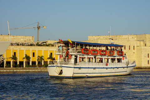 Carthagène : excursion en bateau de nuit avec dîner et open barCARTAGENA : Excursion en bateau de nuit blanche avec dîner et open bar