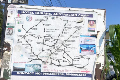 Caminhada de 5 dias em Ghorepani Poon HillCaminhada de 3 dias em Ghorepani Poon Hill de jipe