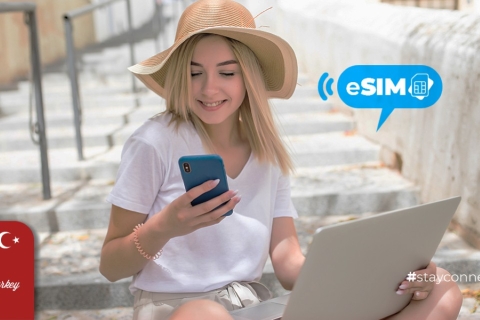 Ölüdeniz / Turquía: Internet en itinerancia con datos móviles eSIM1 GB : 3 Días Plan de datos Ölüdeniz / Turquía eSIM