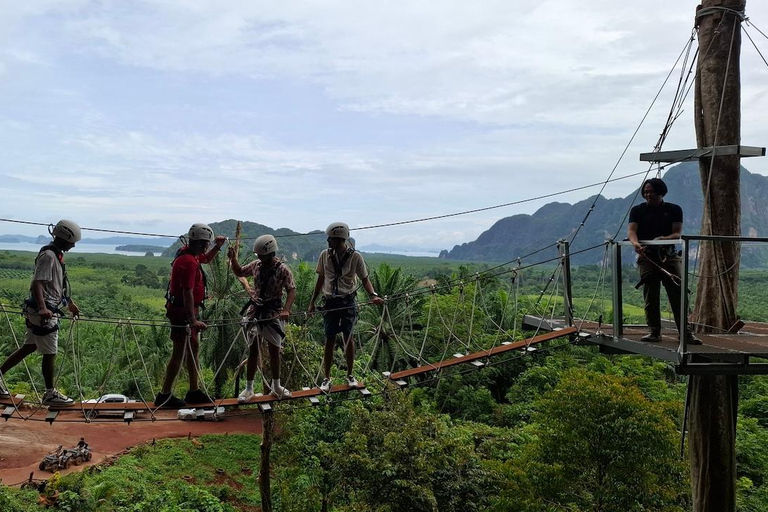 Krabi: ATV Nature Viewpoint & Zipline with Pickup Single rider : 30-Min ATV + Zipline Adventure