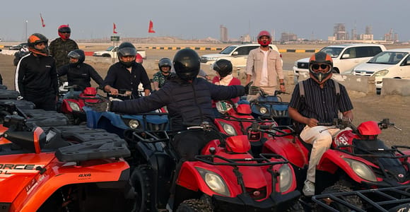 Qatar: Desert Safari, Quad biking, Camel rides, Majlis setup