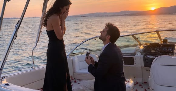 Cagliari: Private Sunset Marriage Proposal on a Boat
