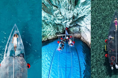 Zakynthos: Complete Clear boat Unique Experience and Swim