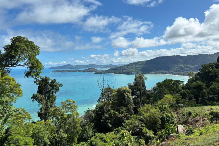 Phuket: Elephant Sanctuary & Zipline Adventure Combo Elephant Walk & 16-Platform Zipline Adventure