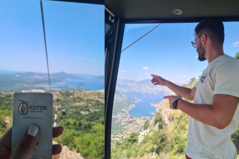 Wycieczka z przewodnikiem po Kotorze i kolejce linowej