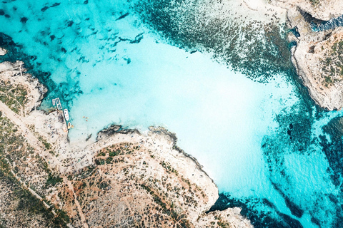 Sliema: Comino, Crystal Lagoon & Blue Lagoon Cruise w/ Lunch Including Transportation