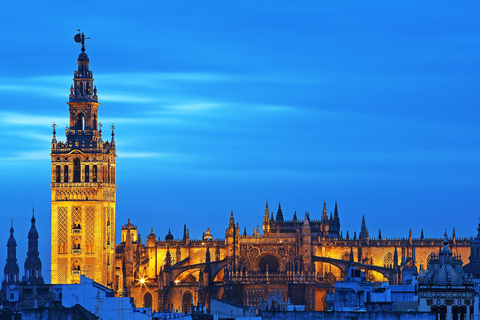 Séville : Visite guidée de la cathédrale et de la tour Giralda avec billetsVisite en espagnol