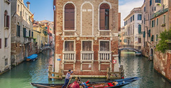 Venezianische private Sandolo Tour