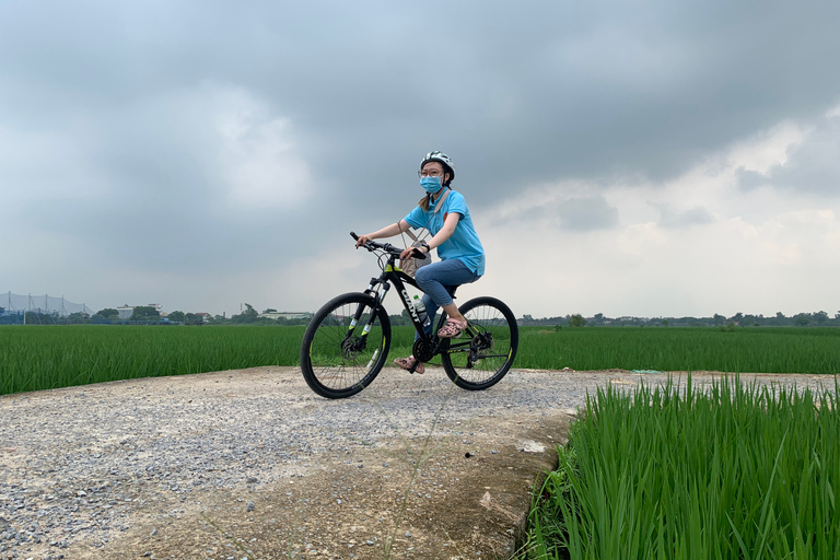 Fiets door het verborgen platteland van Hanoi: een fiets van een halve dag