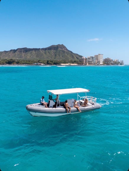 Honolulu : Croisière privée à Waikiki pour 6 personnes maximum