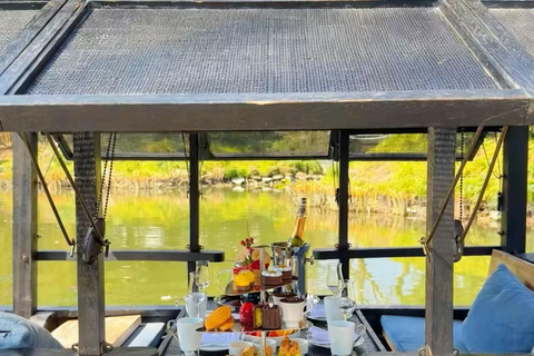 Hangzhou Xixi Wetland Boat Ride & Afternoon Tea Private Boat Experience (1–8 Guests)