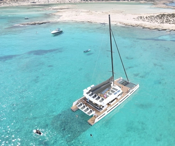 Kissamos: Gramvoussa Balos Crucero en catamarán «todo incluido»
