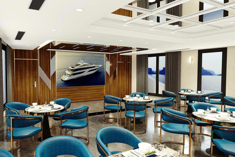 Leona 5 stars cruise explores Ha Long Bay extremely safely Leona 5 stars cruise explores Ha Long Bay:Pick up from Hanoi