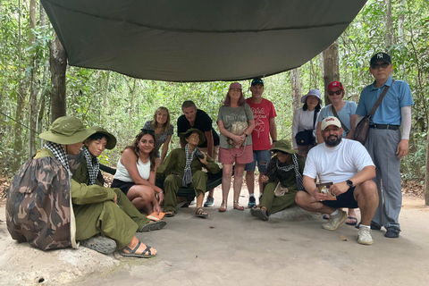 HCMC: Cu Chi Tunnels, Black Virgin Mountain & Cao Dai Temple Cu Chi Tunnels: Half Day Tour by Premium Van max 11