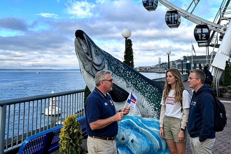 Seattle: Waterfront Gold Rush History Tour with Great Wheel