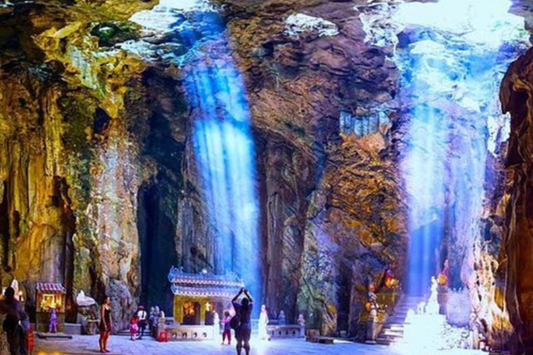 Lady Buddha, Marble Mountains and Am Phu Cave in Da Nang Private Tour & Private transfer & Private Guide