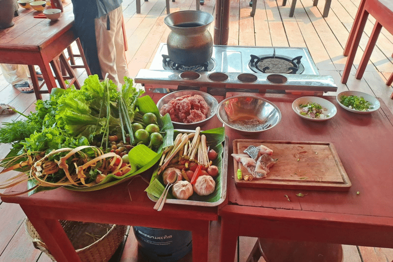 Luang Prabang: Mekong River Cooking Class with Hotel Pickup