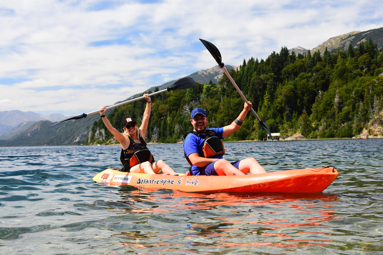 Double kayak adventure on Lake Moreno – Bariloche