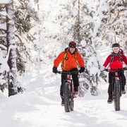 Pyhätunturi: Elektrische Fatbike-Tour in Finnisch-Lappland