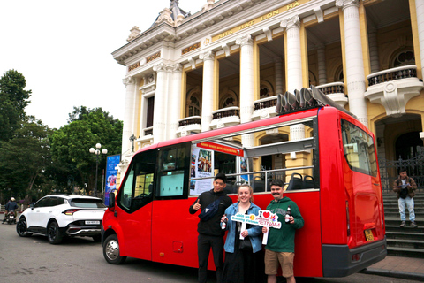 Hanoi: Tour della birra in mini pullman speciale