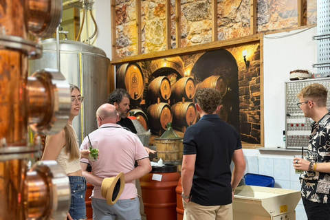 Golem/Distillery Tour/Raki Tasting/AlbanianMeze/with Pick-up