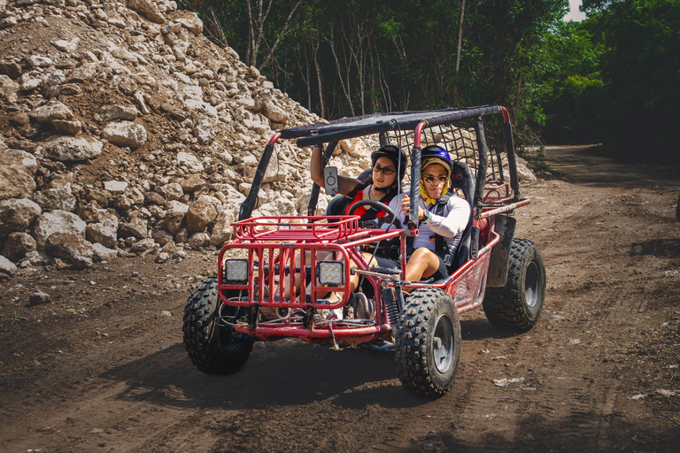 Puerto Morelos: ATV or dune buggy adventure with cenotes. ATV/Buggy and Cenotes - Cancun Transportation