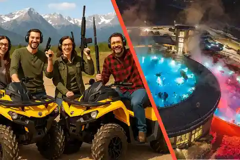 De Cracóvia: Quadras de Zakopane, campo de tiro e banhos termais
