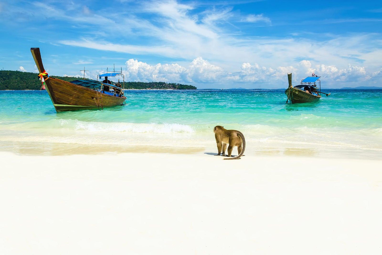 Phi Phi : Excursion d'une demi-journée à Phi Phi pour faire de la plongée en apnée en bateau à longue queue