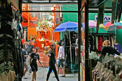 Bangkok : visite gastronomique d'une demi-journée à vélo avec déjeunerVisite privée avec point de rencontre