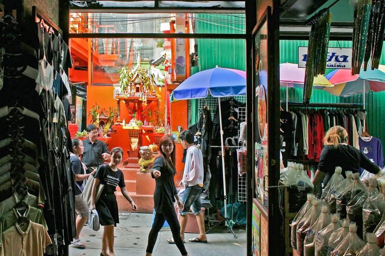 Bangkok: tour gastronómico de medio día en bicicleta con almuerzoTour Privado con Punto de Encuentro