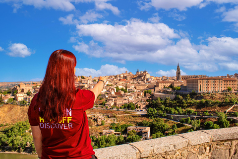 Från Madrid: Guidad dagsutflykt till Chinchon, Aranjuez &amp; Toledo