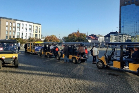 Cracovia: Kazimierz en carrito de golf y visita a la fábrica de SchindlerRecorrido por el casco antiguo, Kazimierz y la fábrica de Schindlers