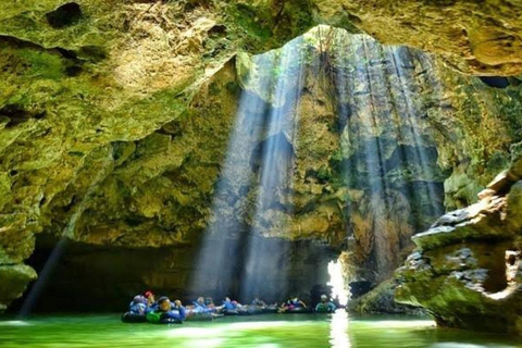 Pindul Cave, River Tubing & Sunset at Ratu Boko Temple