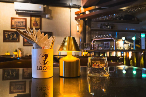 Vientiane: Guided Nightlife Tour with Street Food & Bar