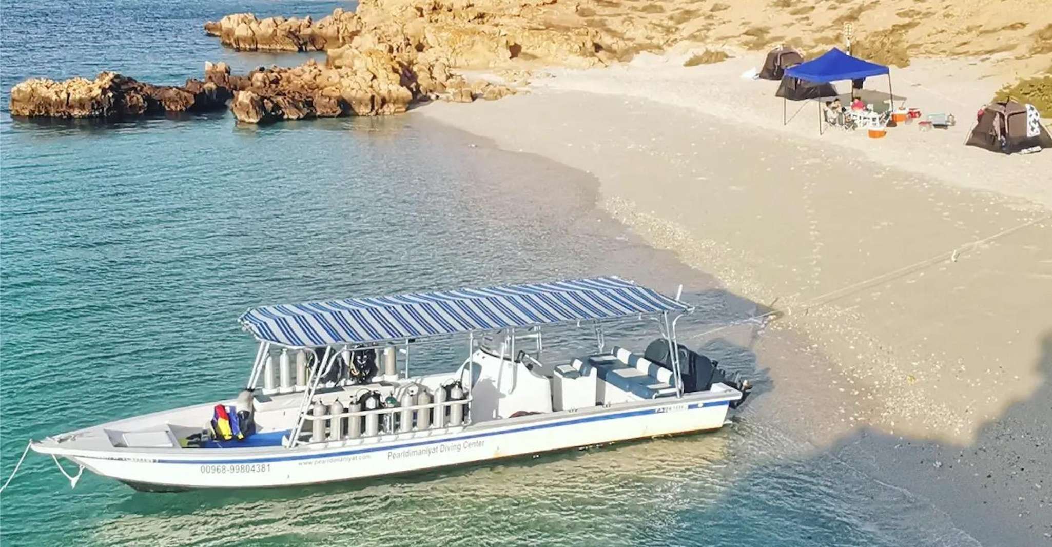 Paseos de buceo a las islas Daymaniyat. - Hizvo