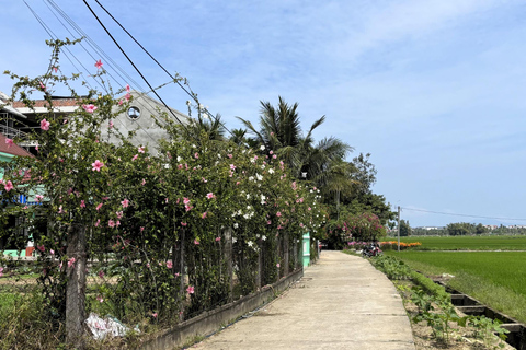 Hoi An Bike Tour: Stress Relief w Buffalo,Duck & Basket Boat E-Car Sightsee Private Tour: Explore the Insider’s Route