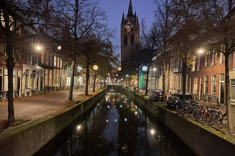 Delft: Weihnachtsspaziergang mit Oliebollen und Glühwein