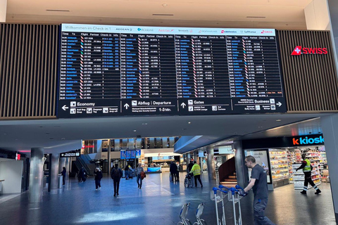 Zurich Airport & City: Scenic Transfer with Lake Photo Stop
