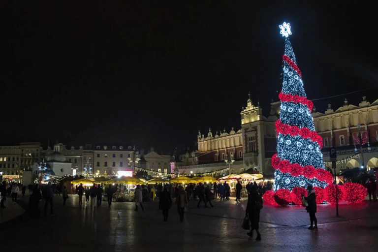 Cracovia: Mercatino di Natale e tour a piedi della cittàCracovia: Tour a piedi dei mercatini di Natale e dei monumenti della città