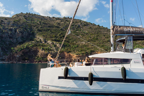 Nafplio Lounge Catamaran Cruise, Swimming & Sunset Option