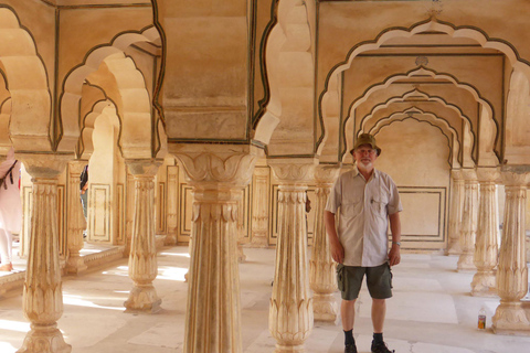 Jaipur: Amber Fort Heritage Walking Tour with Guide Guided Tour with Entrance Fee, Pickup, and Drop-Off Included