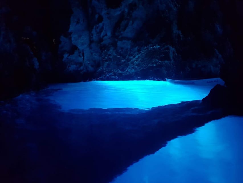 Vanuit Hvar: groepsrondvaart met speedboot naar de Blauwe Grot, hele dag