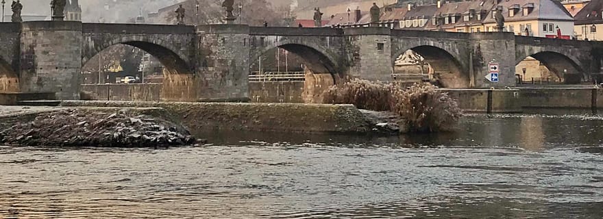 Würzburg : Brückenschoppen édition hivernale (visite guidée avec vin chaud)