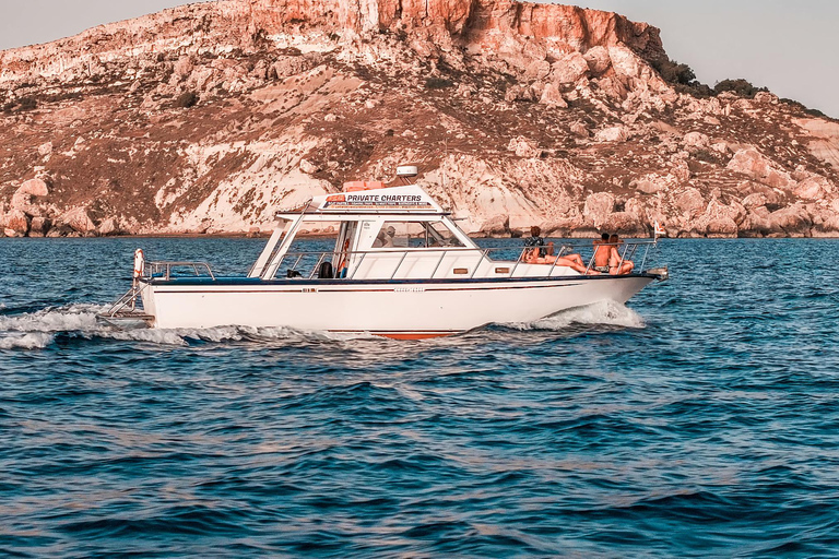 Comino-Kreuzfahrt: Kristalllagune, Blaue Lagune, Santa Marija BayComino-Kreuzfahrt: Kristallklarer See, Blaue Lagune, Santa Marija-Bucht