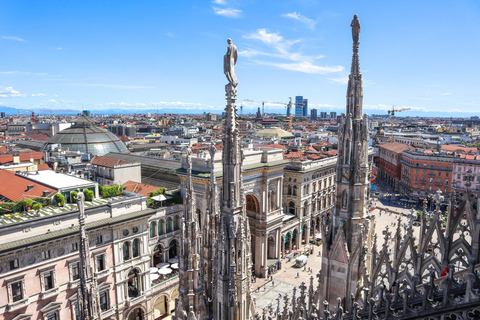 Milan : Petit groupe - Château, dégustation de gelato et toit du DuomoMilan : Visite en petit groupe du château et du Duomo avec Gelato