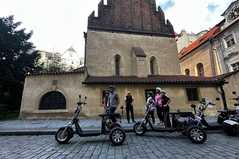 Prague: 2 hours FUN TRIKE tour in Prague with guide Prague: 2 hours FUN e-TRIKE tour with Guide