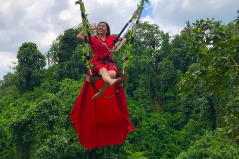 Ubud: Tubing Adventure, two-way Zipline Tour and Bali Swing Tubing + Lunch, MEETING POINT