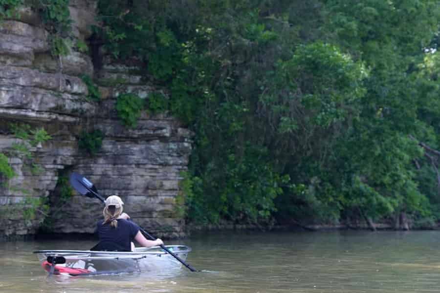 Nashville: Wildtiertour mit dem durchsichtigen Kajak am Old Hickory Lake. Foto: GetYourGuide Nashville: Wildtiertour mit dem durchsichtigen Kajak am Old Hickory Lake. Foto: GetYourGuide