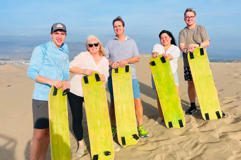Huacachina VIP Adventure Experience: Dune Buggy and Sandboarding in the Ica Dunes Huacachina VIP Adventure Experience: Dune Buggy and Sandboarding in Ica Dunes