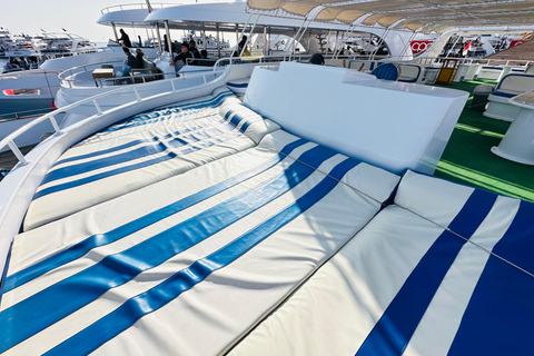 Sharm: Small Group White Island & Ras Mohammed Boat Cruise Small Group White Island & Transfer, without Snorkel Gear